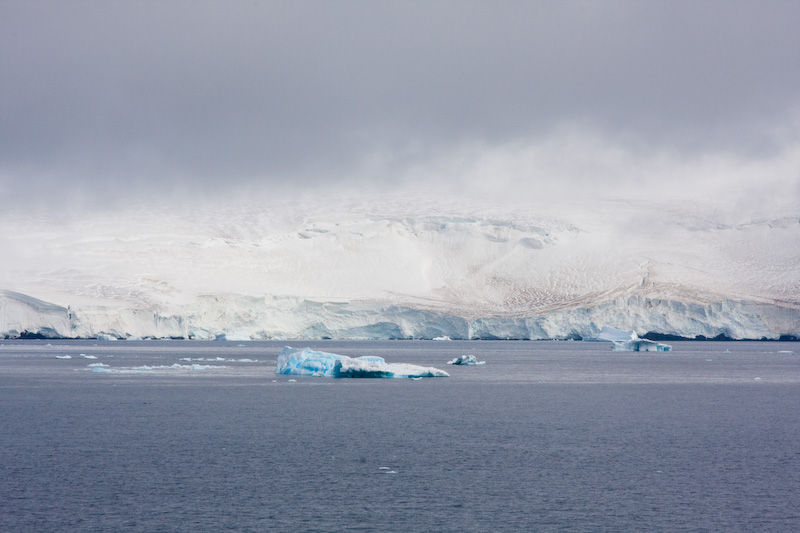 Cloudbank Above The Antarctic Coast